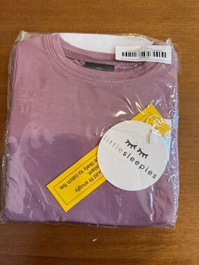 Little Sleepies Mauve Brushed Back Long Sleeve Pajamas, 2T